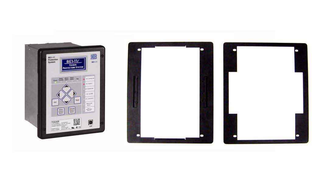 Mounting plate to match Multilin 750/760 and 735/737 retrofits, Basler p/n: 9424200073