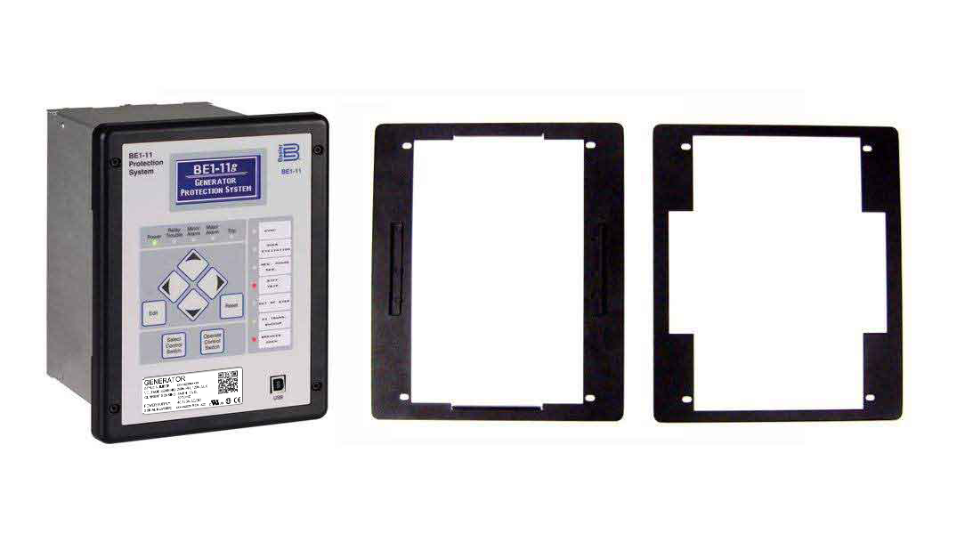 Mounting plate to match Multilin 489 retrofit, Basler p/n: 9424200073